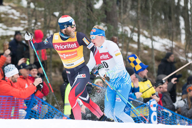 Martin Johnsrud Sundby i Svenska Skidspelen 2017.