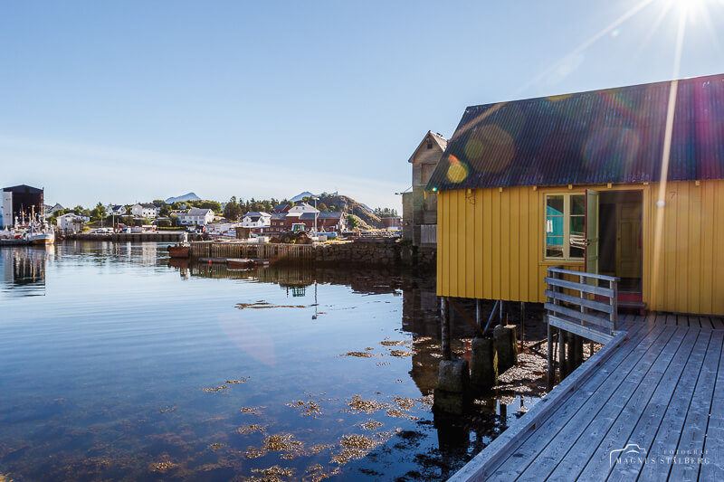 Rorbu i Kraemmervika/Lofoten. Foto Magnus Stålberg